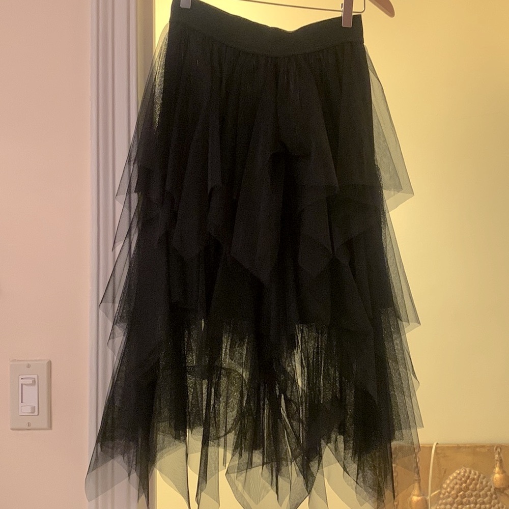 Nasty Gal - Black Tulle skirt - size Med - NWOT